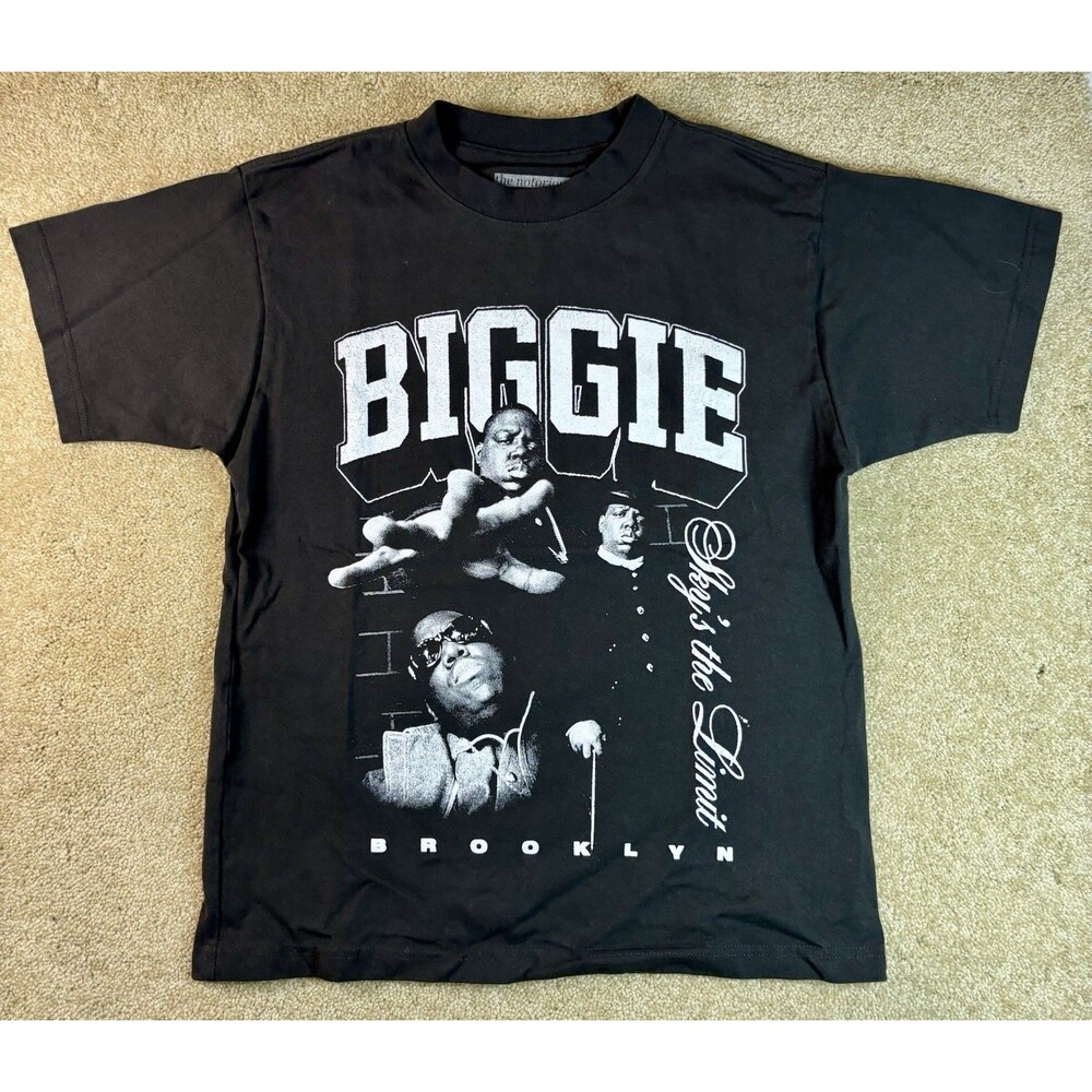 Notorious B.I.G. Biggie Smalls Sky's the Limit Brooklyn Black T-Shirt Small